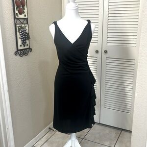 Express Black Backless Dress